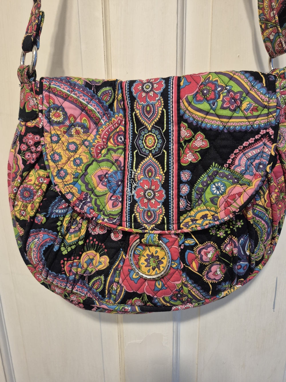 Vera Bradley Quilted Floral Crossbody Bag